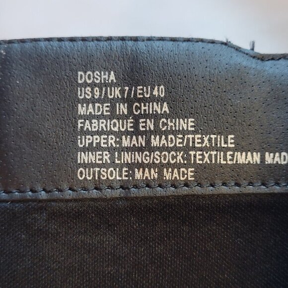 Black Heeled Boot Justfab Dosha Women's Size 9 - Picture 6 of 14